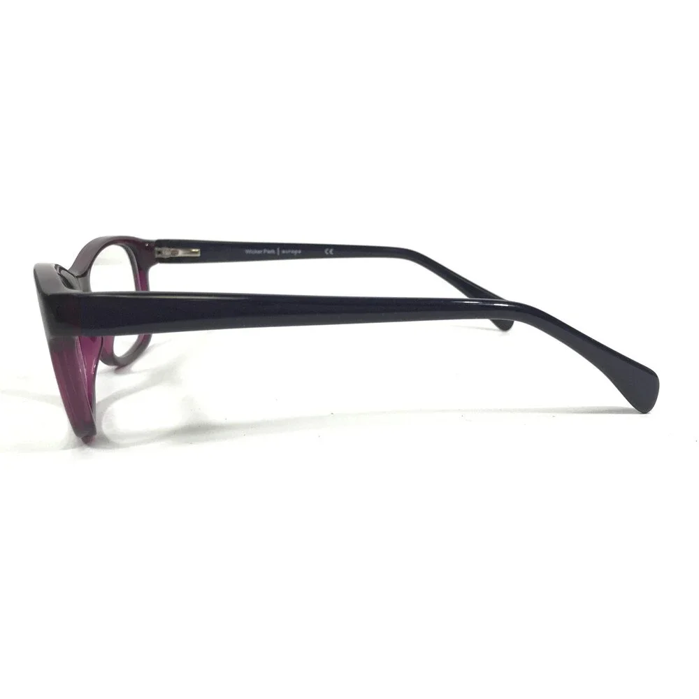 Wicker Park Eyeglasses Frames WK-106 C3 Purple Cat Eye Full Rim 51-17-135